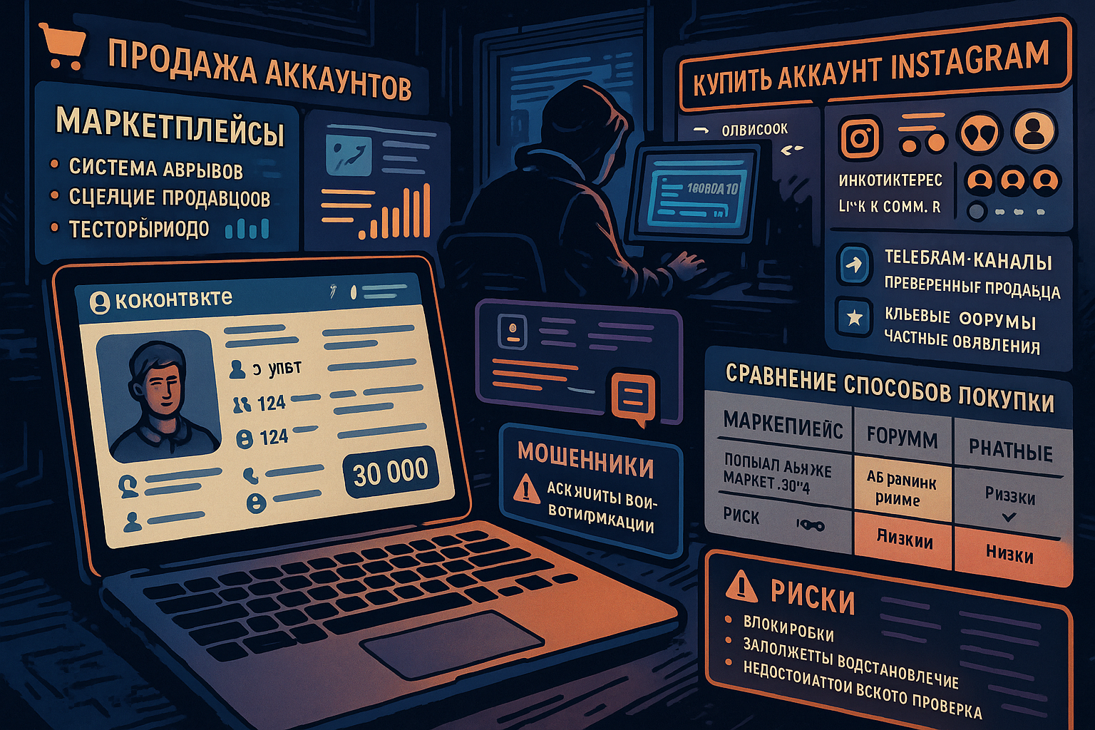Как безопасно купить аккаунт ВКонтакте или Instagram: где найти подходящий вариант для развлечений